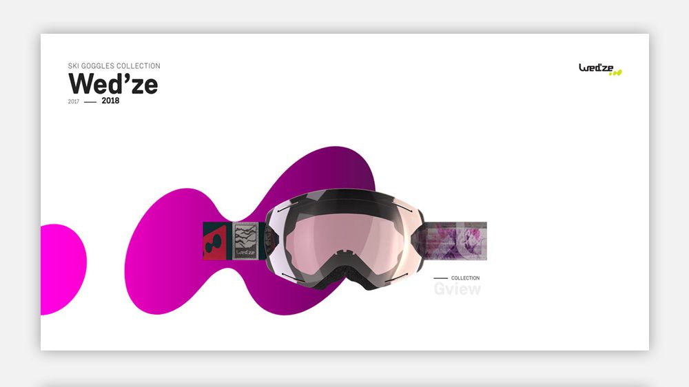 Example of blobs used as website graphics